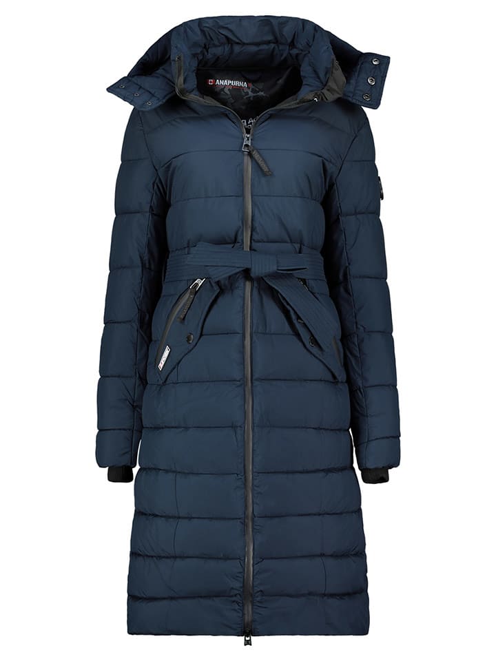 ANAPURNA Parka "Cabana" w kolorze granatowym rozmiar: L