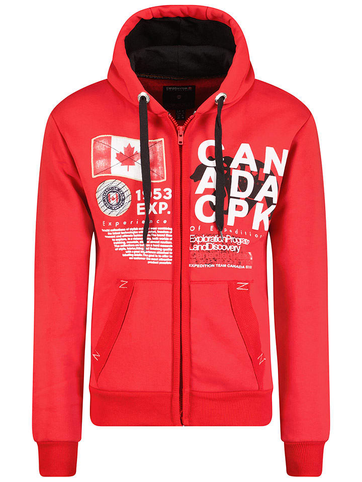 Canadian Peak Bluza "Gasadeak" w kolorze czerwonym rozmiar: S