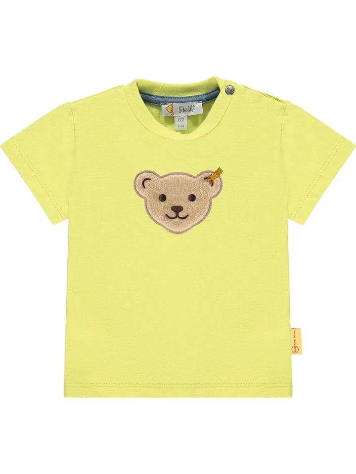Steiff Koszulka w kolorze żółtym rozmiar: 68
