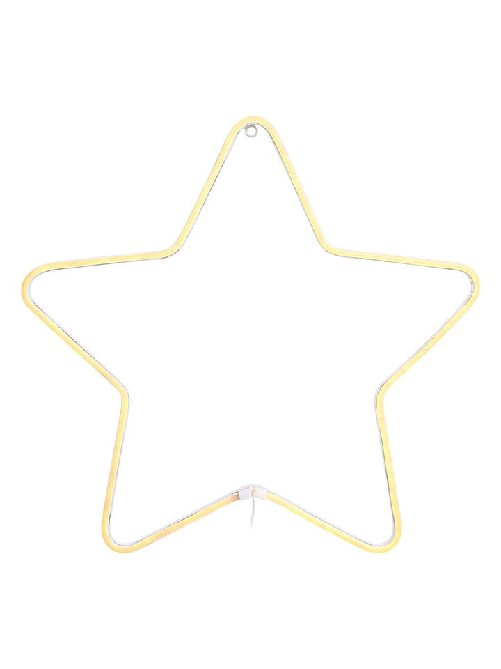 Marksljöd Dekoracja ścienna LED "Montana" w kolorze żółtym - 50 x 48 cm rozmiar: onesize