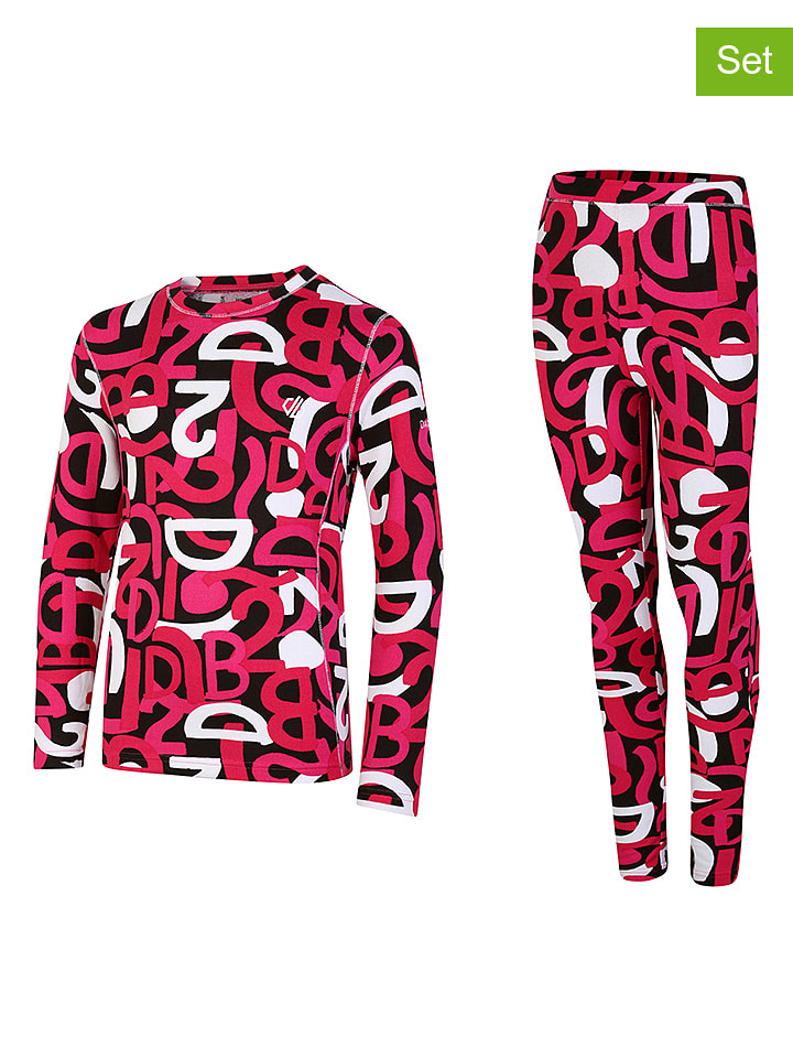 Dare 2b 2-częściowy zestaw bielizny funkcyjnej "Pow" w kolorze różowym rozmiar: 128