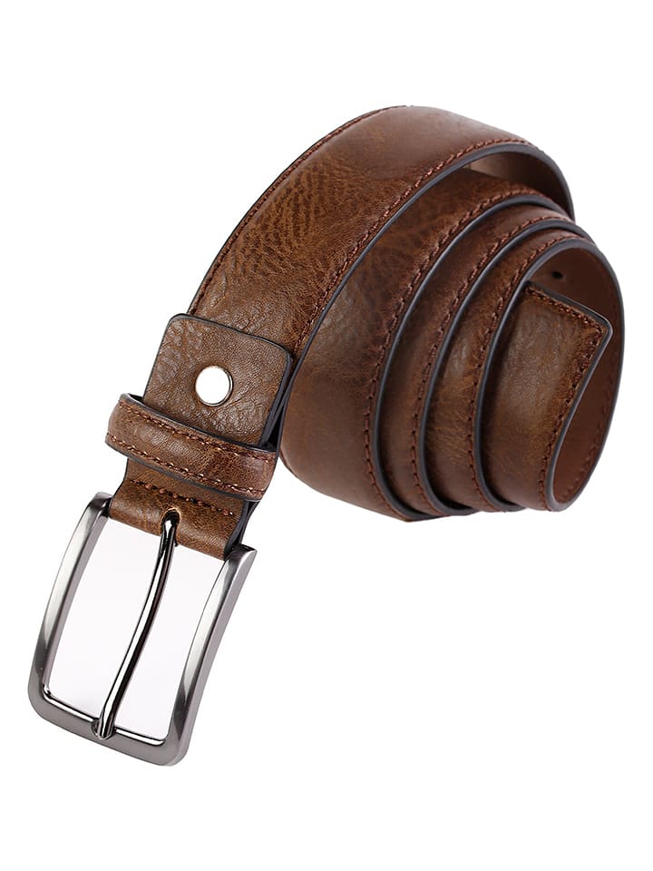 The Time of Bocha Skórzany pasek w kolorze brązowym rozmiar: 110