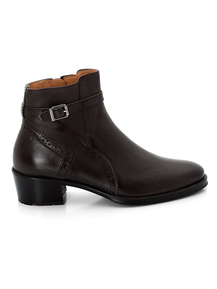 LLOYD Skórzane botki w kolorze ciemnoszarym rozmiar: 36,5