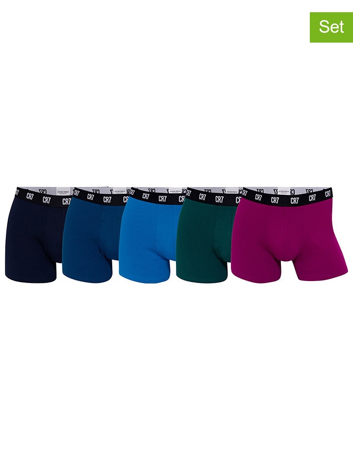 CR7 Bokserki (5 par) w różnych kolorach rozmiar: XXL