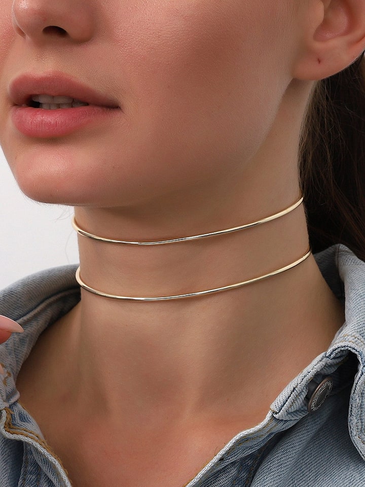 LUNAMOVAS Naszyjnik - dł. 12,6 cm rozmiar: onesize