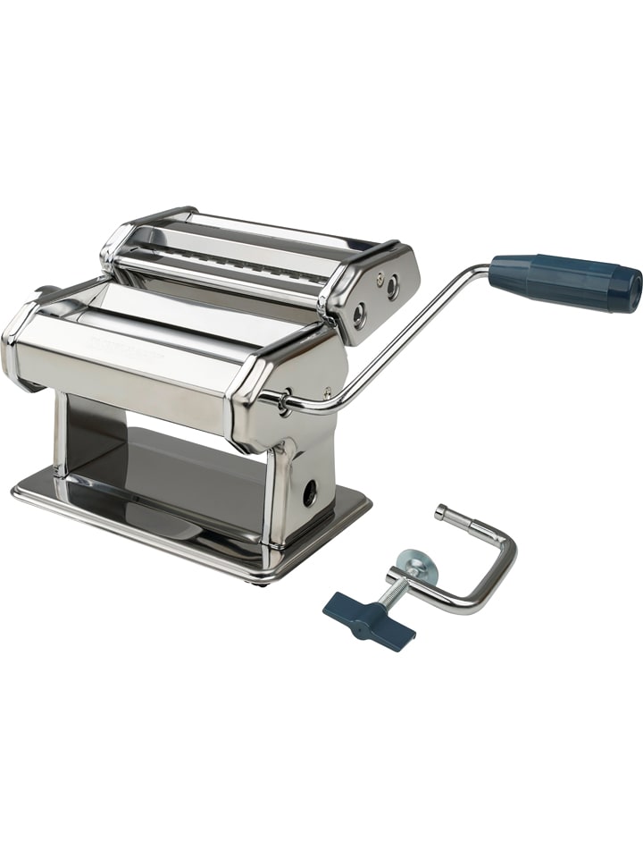 Makaroniarka w kolorze srebrnym - 21 x 19,8 x 15,8 cm