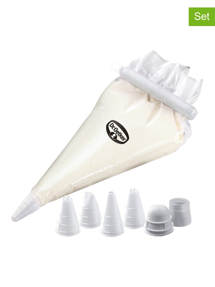 Dr. Oetker Jednorazowe rękawy cukiernicze (20 szt.) w kolorze białym rozmiar: onesize