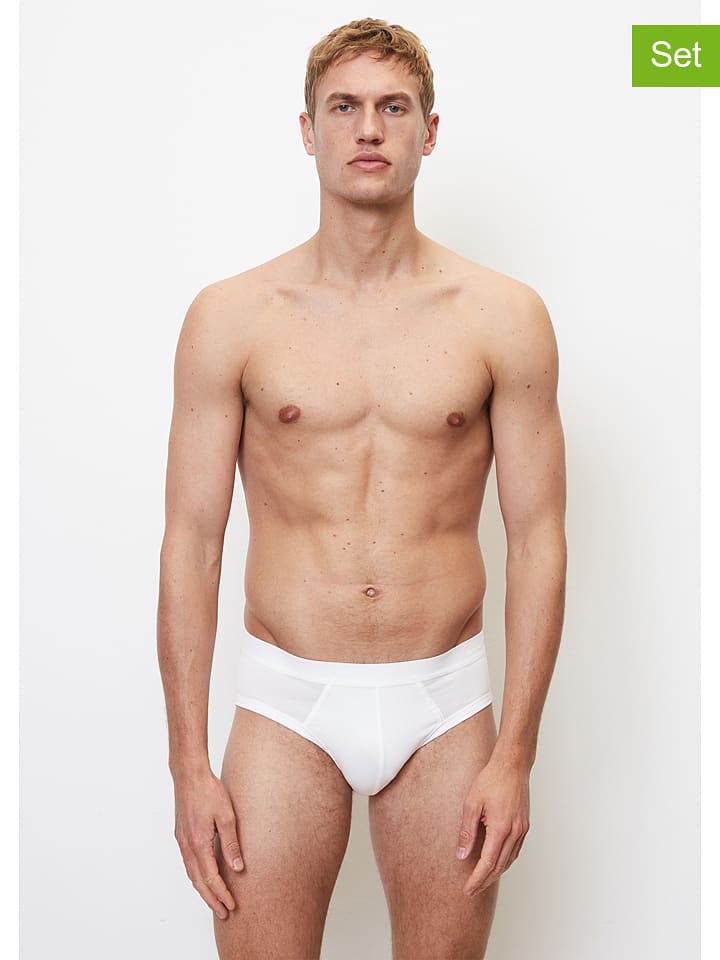 Marc O´Polo Slipy (3 pary) w kolorze białym rozmiar: M