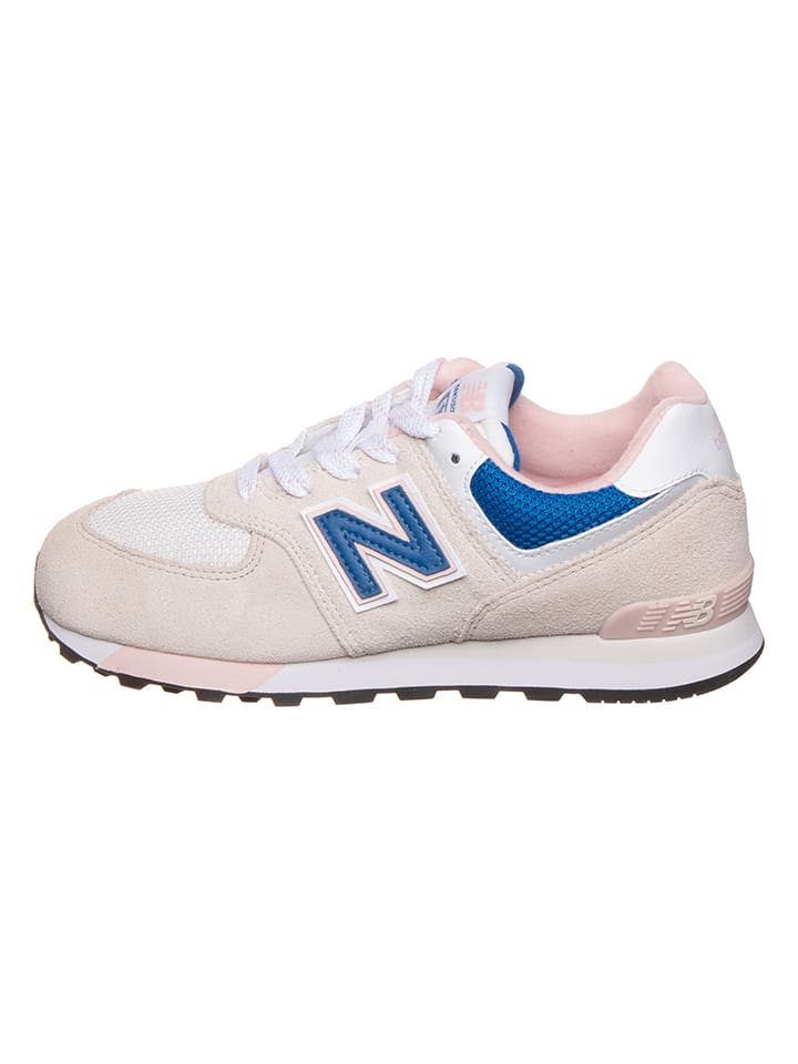 New Balance Sneakersy "574" w kolorze beżowo-białym rozmiar: 36