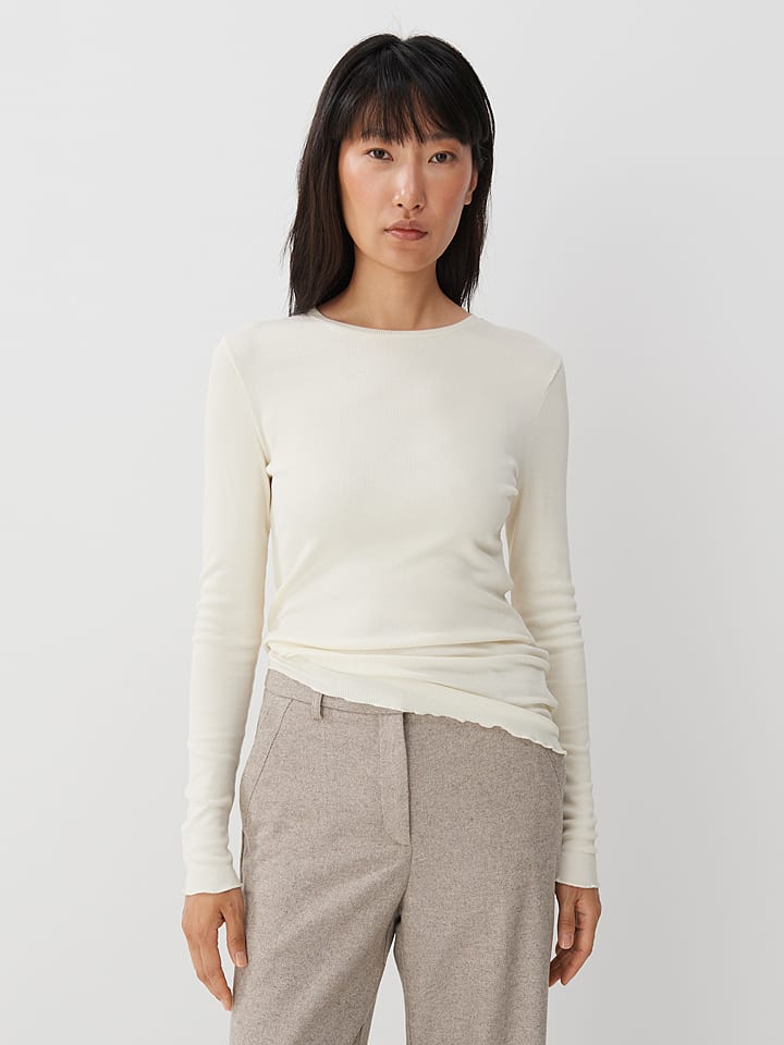 Someday Koszulka "Kevy" w kolorze kremowym rozmiar: 42