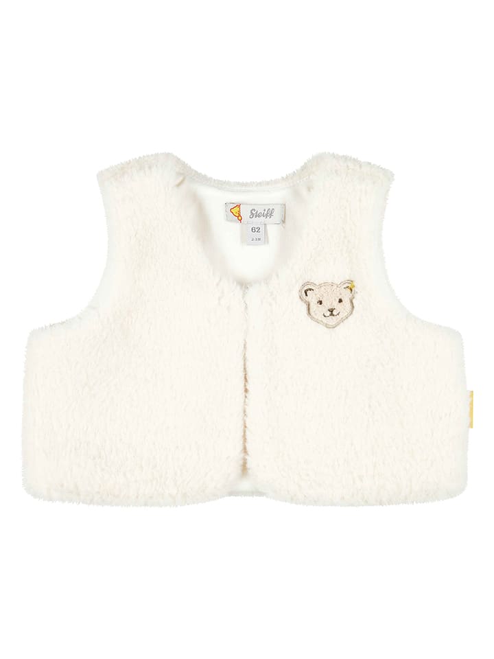 Steiff Kamizelka w kolorze kremowym rozmiar: 92