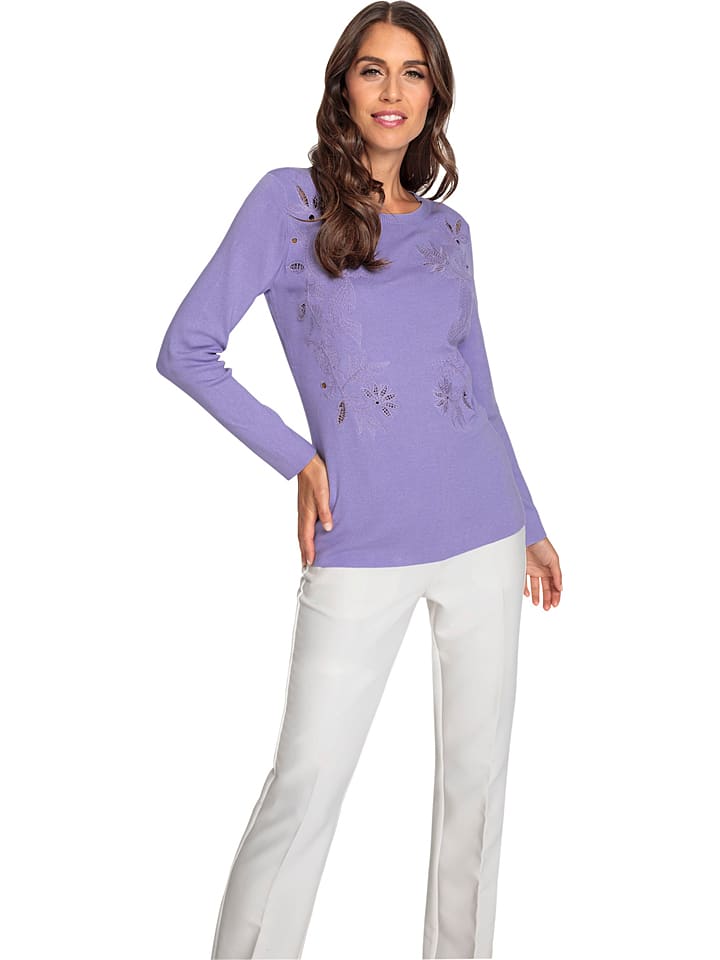 Heine Koszulka w kolorze fioletowym rozmiar: 36