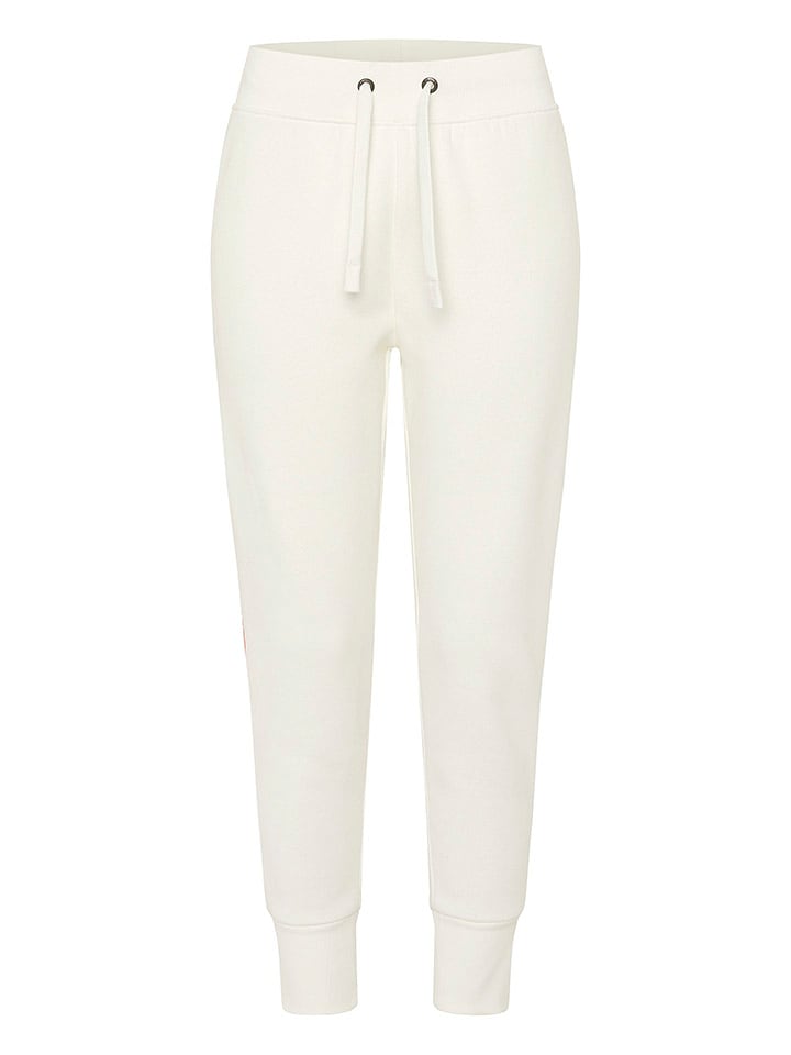 Chiemsee Spodnie dresowe "Linnas" w kolorze kremowym rozmiar: M