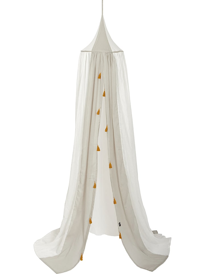 roommate Baldachim w kolorze szaro-białym - wys. 240 x Ø 40 cm rozmiar: onesize