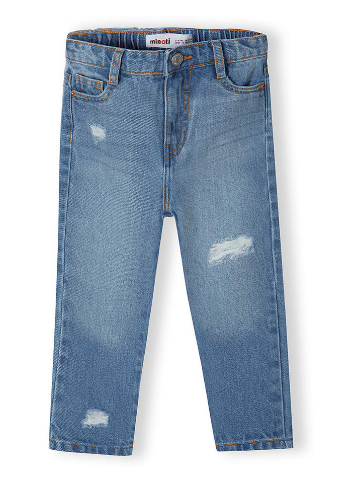 Minoti Dżinsy - Mom fit - w kolorze niebieskim rozmiar: 158/164