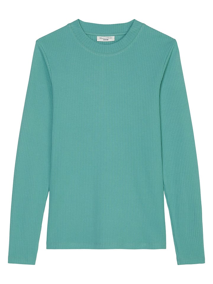 Marc O'Polo DENIM Koszulka w kolorze turkusowym rozmiar: L