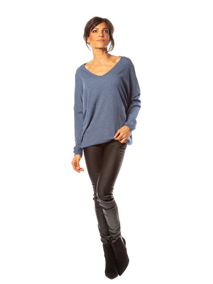 Sweter "Shendell" w kolorze niebieskim