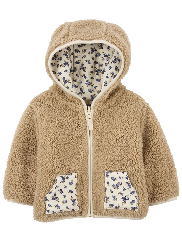 carter's Dwustronna kurtka przejściowa w kolorze beżowo-kremowym rozmiar: 68