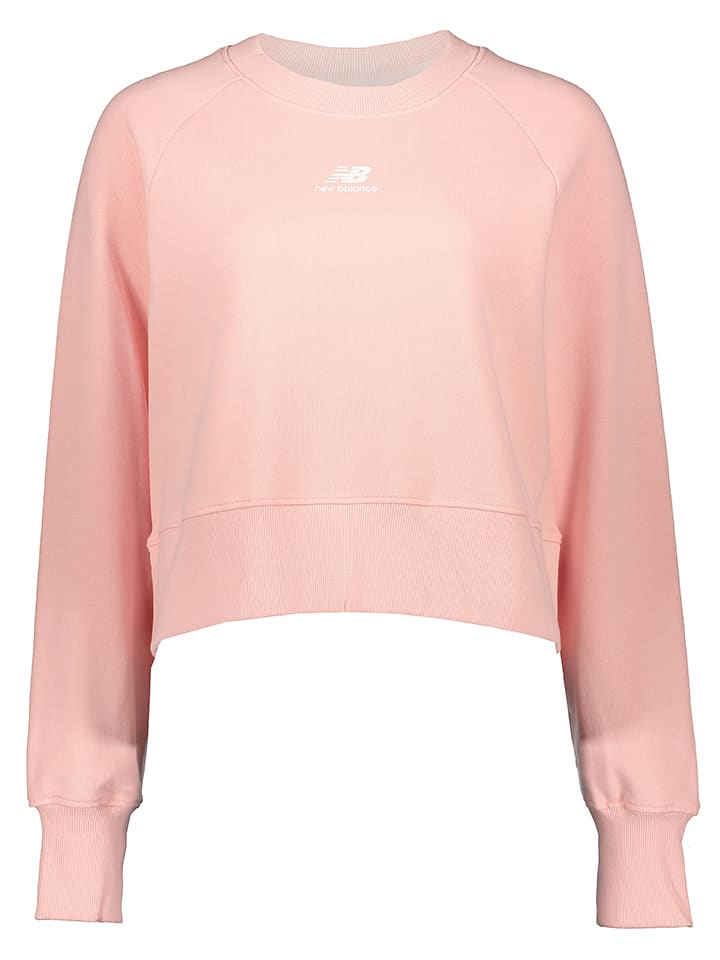 New Balance Bluza "Athletics Mystic Minerals" w kolorze jasnoróżowym rozmiar: XS