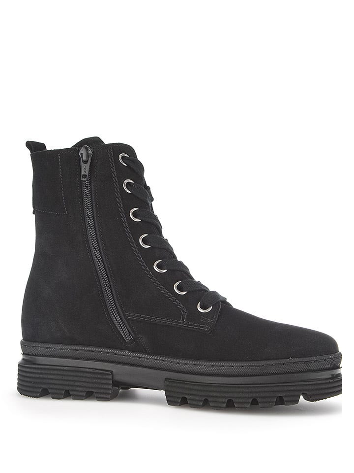 Gabor Skórzane botki w kolorze czarnym rozmiar: 40,5