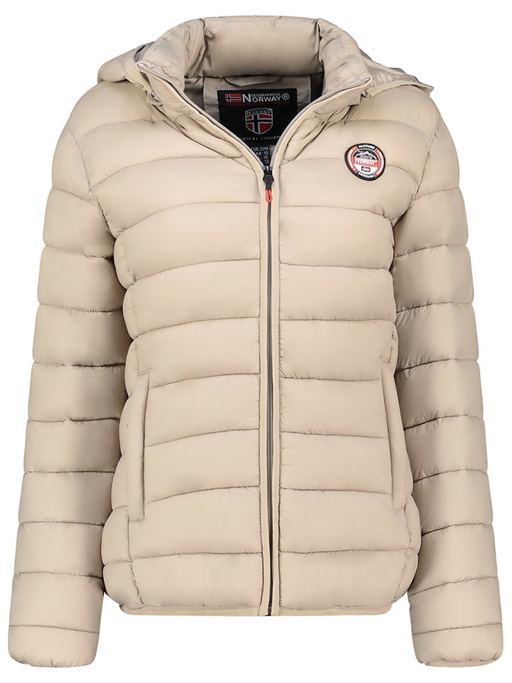 Geographical Norway Kurtka pikowana "Atikabadge" w kolorze beżowym rozmiar: M