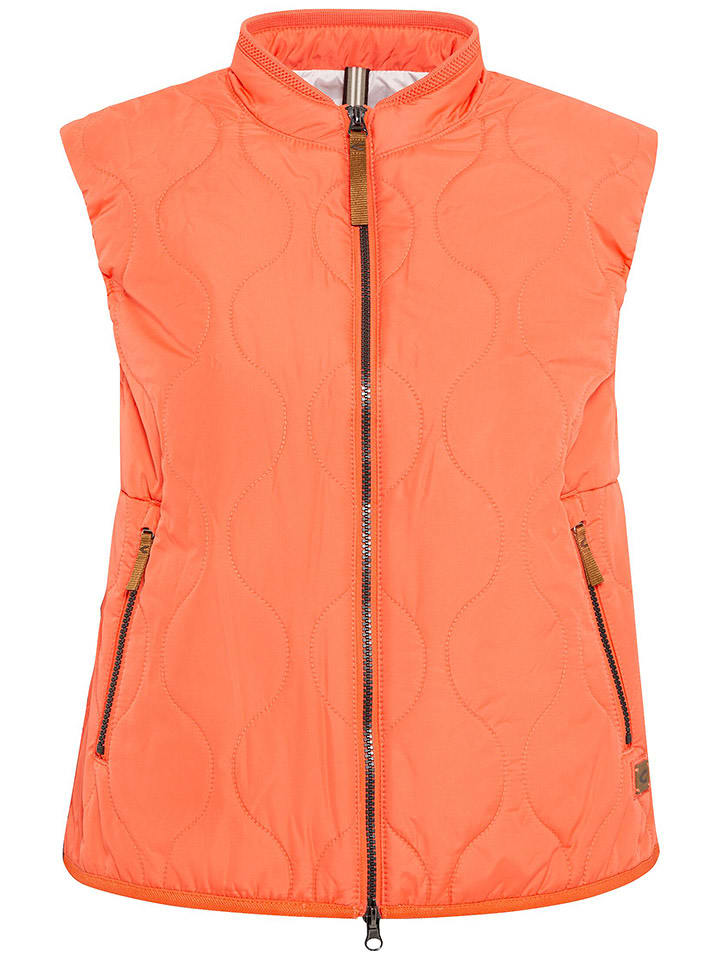 Camel Active Kamizelka pikowana w kolorze pomarańczowym rozmiar: 40