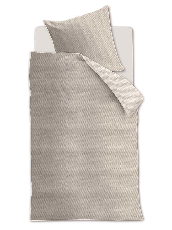 Ambiante Komplet pościeli "Bambu" w kolorze beżowym rozmiar: 140x200/220 cm