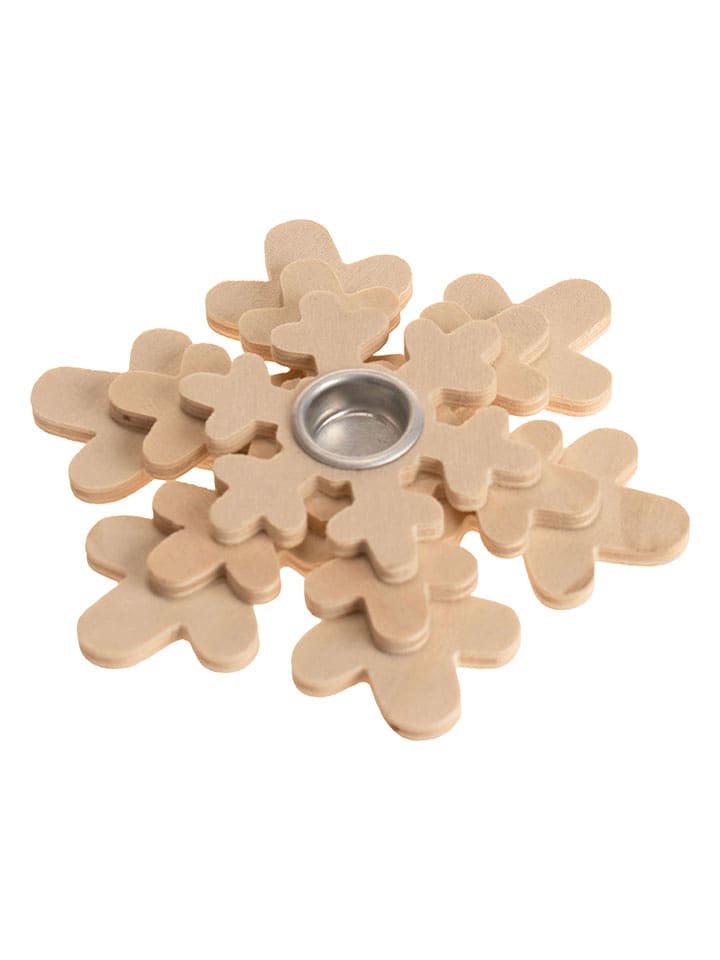 SUNNYSUE Świecznik w kolorze beżowym rozmiar: onesize