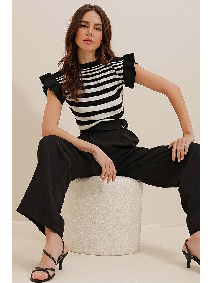 Defile Bluzka w kolorze czarno-białym rozmiar: onesize