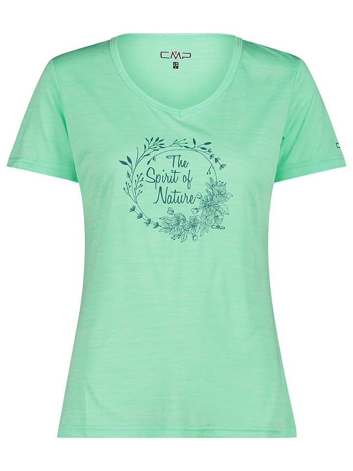 Koszulka funkcyjna w kolorze zielonym