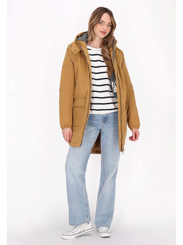 Schmuddelwedda Parka w kolorze jasnobrązowym rozmiar: M