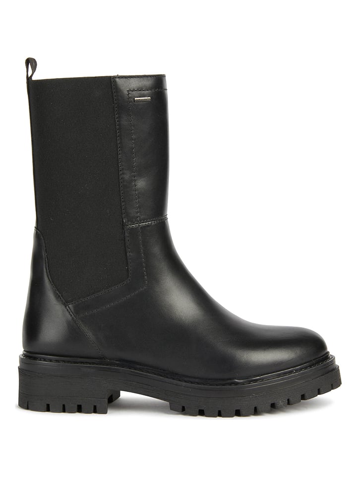 Geox Skórzane botki "Iridea" w kolorze czarnym rozmiar: 40