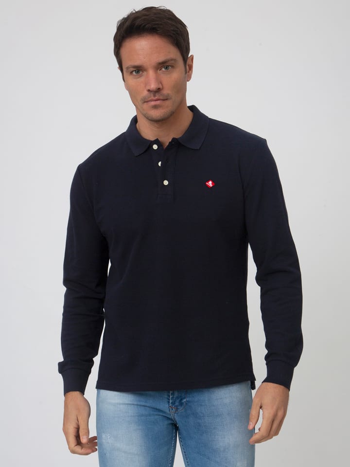 Koszulka polo "Reco" w kolorze granatowym