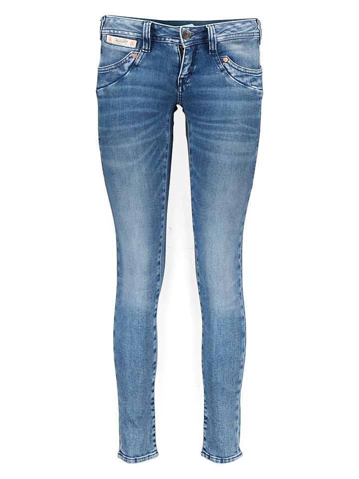 Herrlicher Dżinsy - Skinny fit - w kolorze niebieskim rozmiar: W27/L30