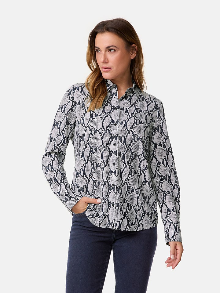 Gerry Weber Koszula w kolorze czarno-beżowym rozmiar: 40