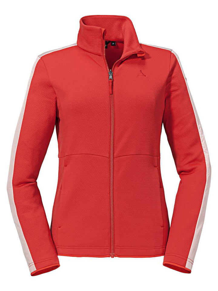 Kurtka polarowa "Toledo" w kolorze czerwonym