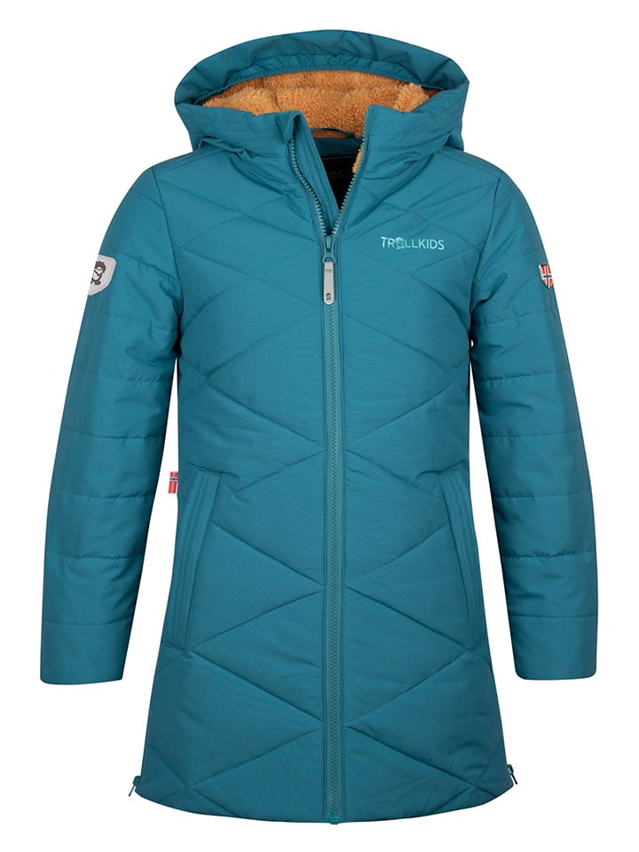 Trollkids Płaszcz przejściowy "Bergen" w kolorze niebieskim rozmiar: 98