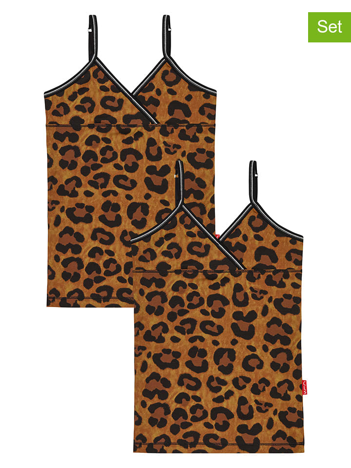 Claesens Podkoszulki (2 szt.) w kolorze brązowym rozmiar: 164