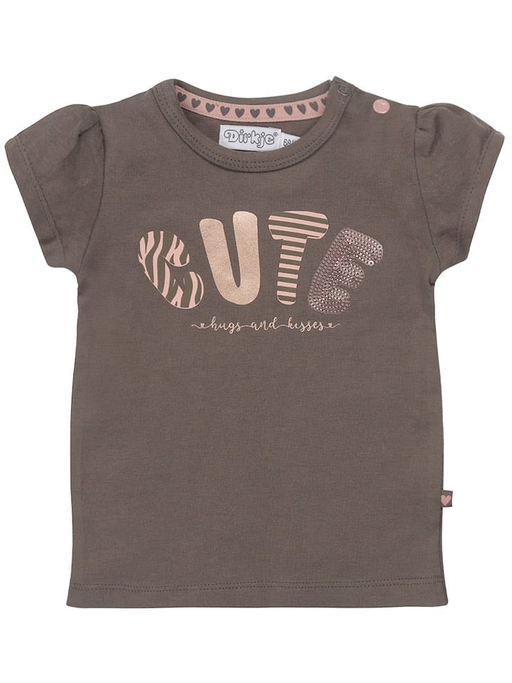 Dirkje Koszulka w kolorze brązowym rozmiar: 116