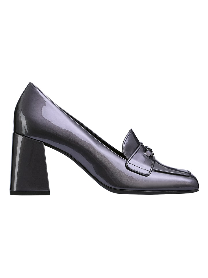 Högl Skórzane czółenka "Julie" w kolorze antracytowym rozmiar: 41