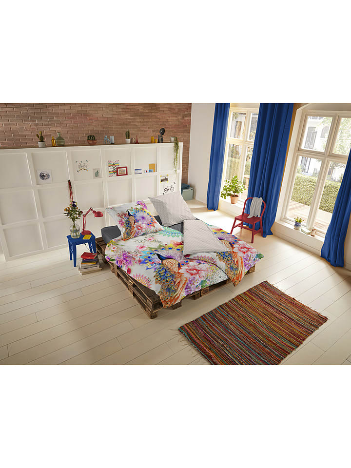 Komplet pościeli satynowej ze wzorem