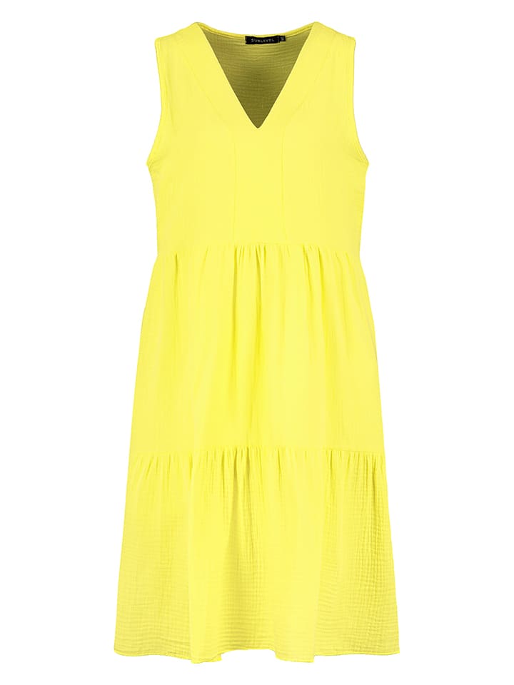 Sublevel Sukienka w kolorze żółtym rozmiar: M/L