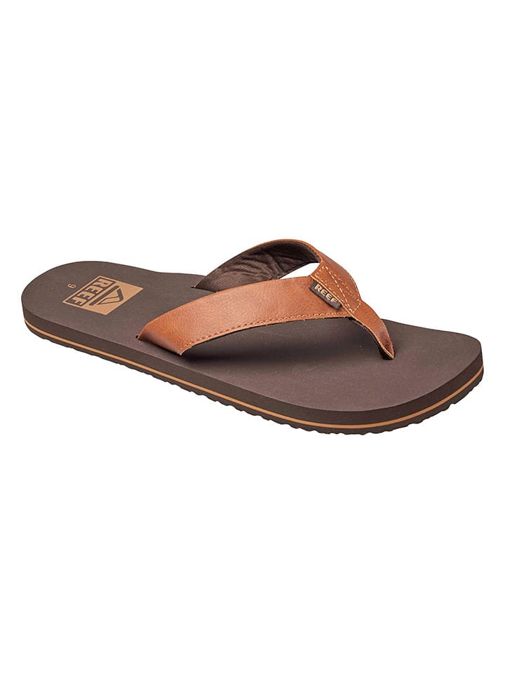 Reef Japonki "Twinpin" w kolorze jasnobrązowym rozmiar: 44