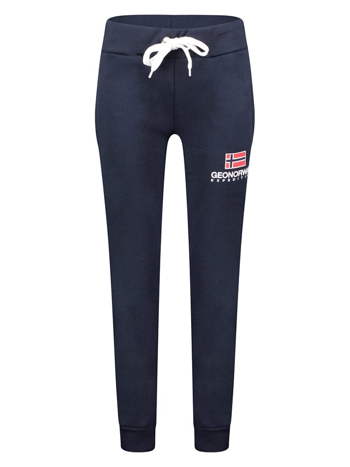 Geographical Norway Spodnie dresowe "Max" w kolorze granatowym rozmiar: XL
