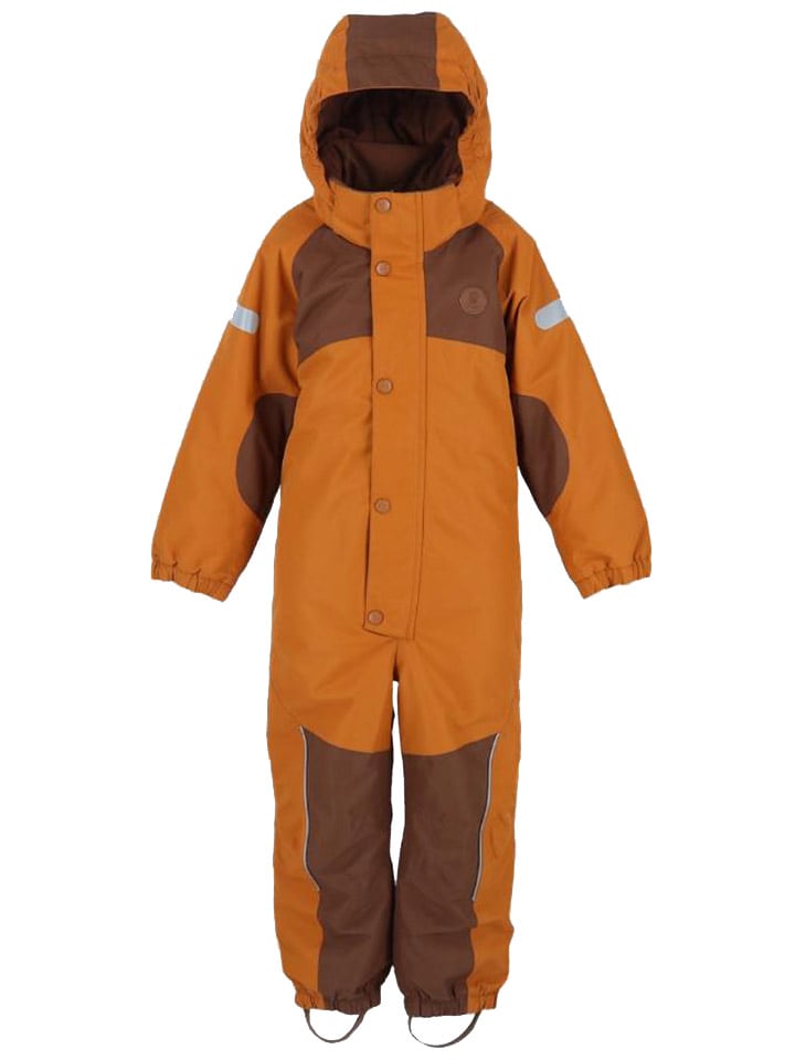 Kombinezon zimowy "Shower" w kolorze pomarańczowo-brązowym