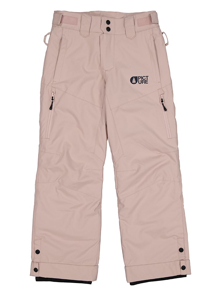 PICTURE Spodnie narciarskie "Time" w kolorze jasnoróżowym rozmiar: 110-122 cm