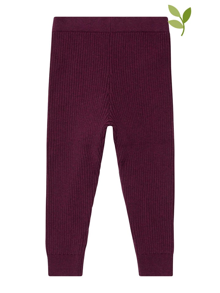 Legginsy w kolorze bordowym