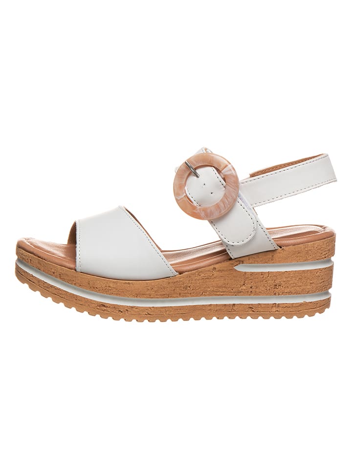 SALAMANDER Sandały "Lenarie" w kolorze białym rozmiar: 38