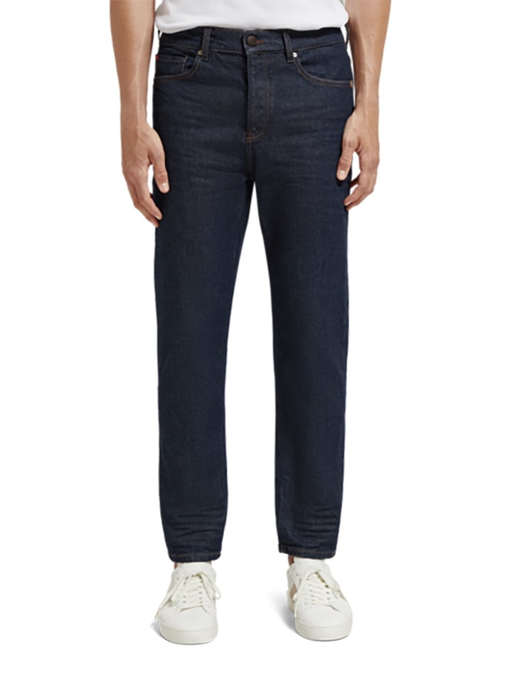 Scotch & Soda Dżinsy - Tapered fit - w kolorze granatowym rozmiar: W33/L32