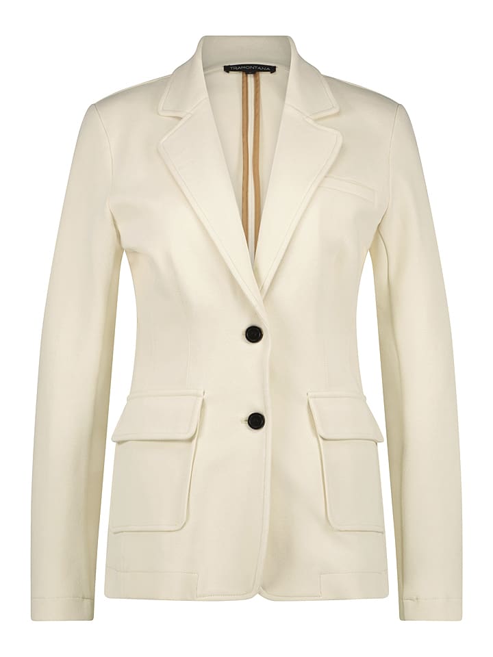 Blezer w kolorze kremowym